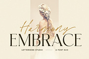 Harmony Embrace - A Font Duo, a Serif Font by Letterhend Studio (Thumbnail 1 of 11)
