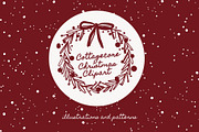 Cottagecore Christmas Clipart, a Decorative Illustration by Barkova Nadya (Thumbnail 1 of 6)