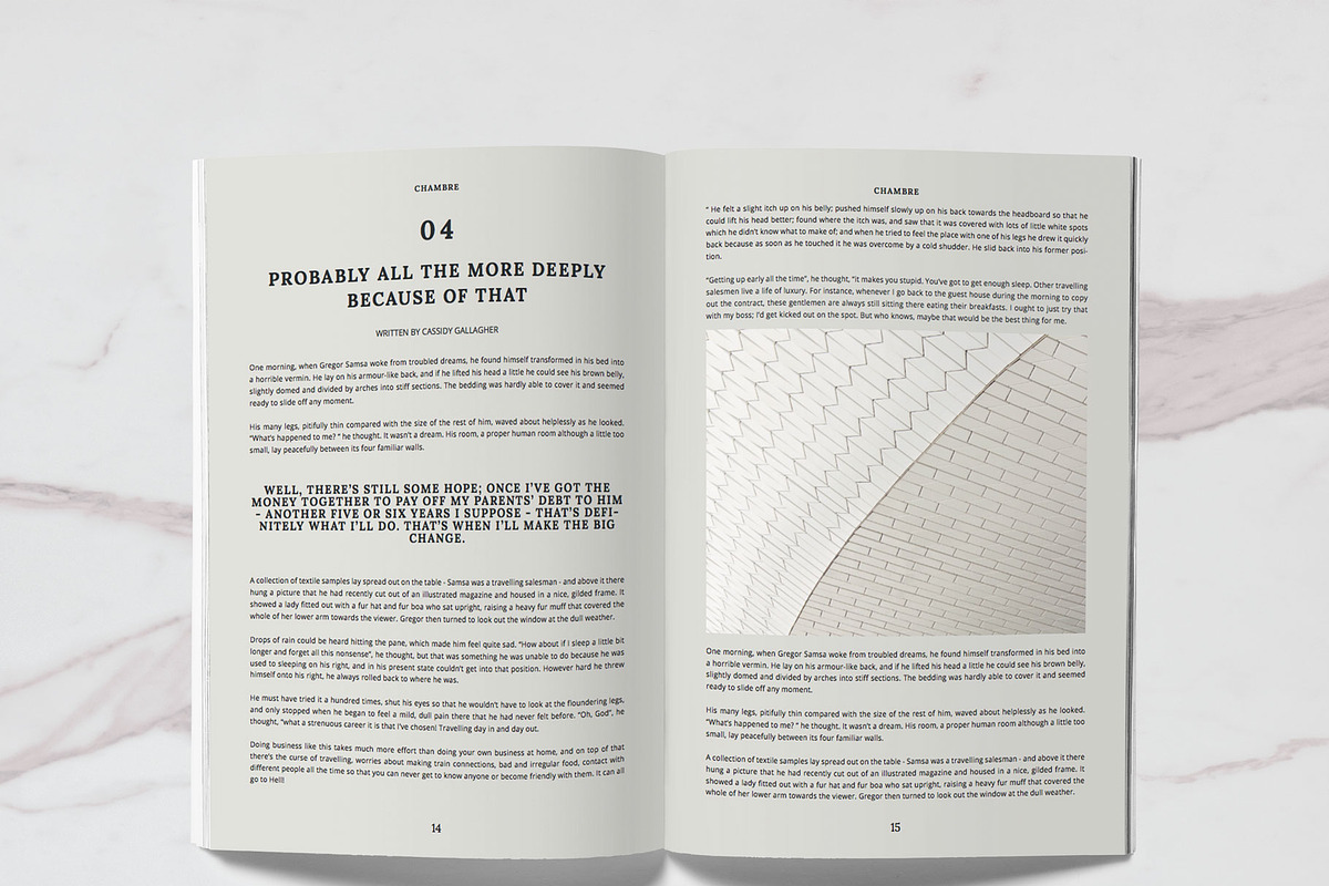 Chambre magazine template, a Magazine Template by Unsited (Photo 7 of 10)