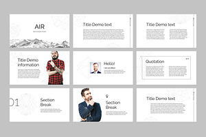 Air - Keynote Report Template