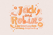 Jack & Robin, a Sans Serif Font by BlueRobinDesignShop (Thumbnail 1 of 13)