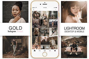 GOLD INSTAGRAM BLOGGER PRESET