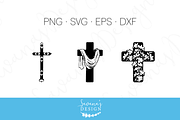 Cross SVG, EPS, DXF Cut Files, a Decorative Illustration by SavanasDesign (Thumbnail 3 of 5)