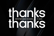 Mifetro - Modern Sans Serif Font, a Sans Serif Font by Flawless And Co (Thumbnail 10 of 10)