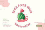 Watermelon Splash - SVG Font, a Handwritten Font by Wellscript Studio (Thumbnail 5 of 16)