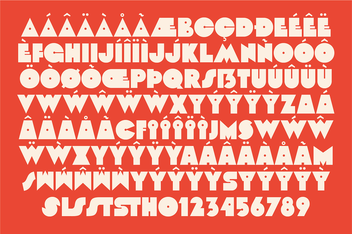 Pinpush - Retro Sans Serif Display, a Sans Serif Font by BTYPE (Photo 6 of 13)