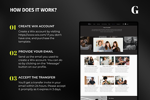 Hair Salon Wix Website Template