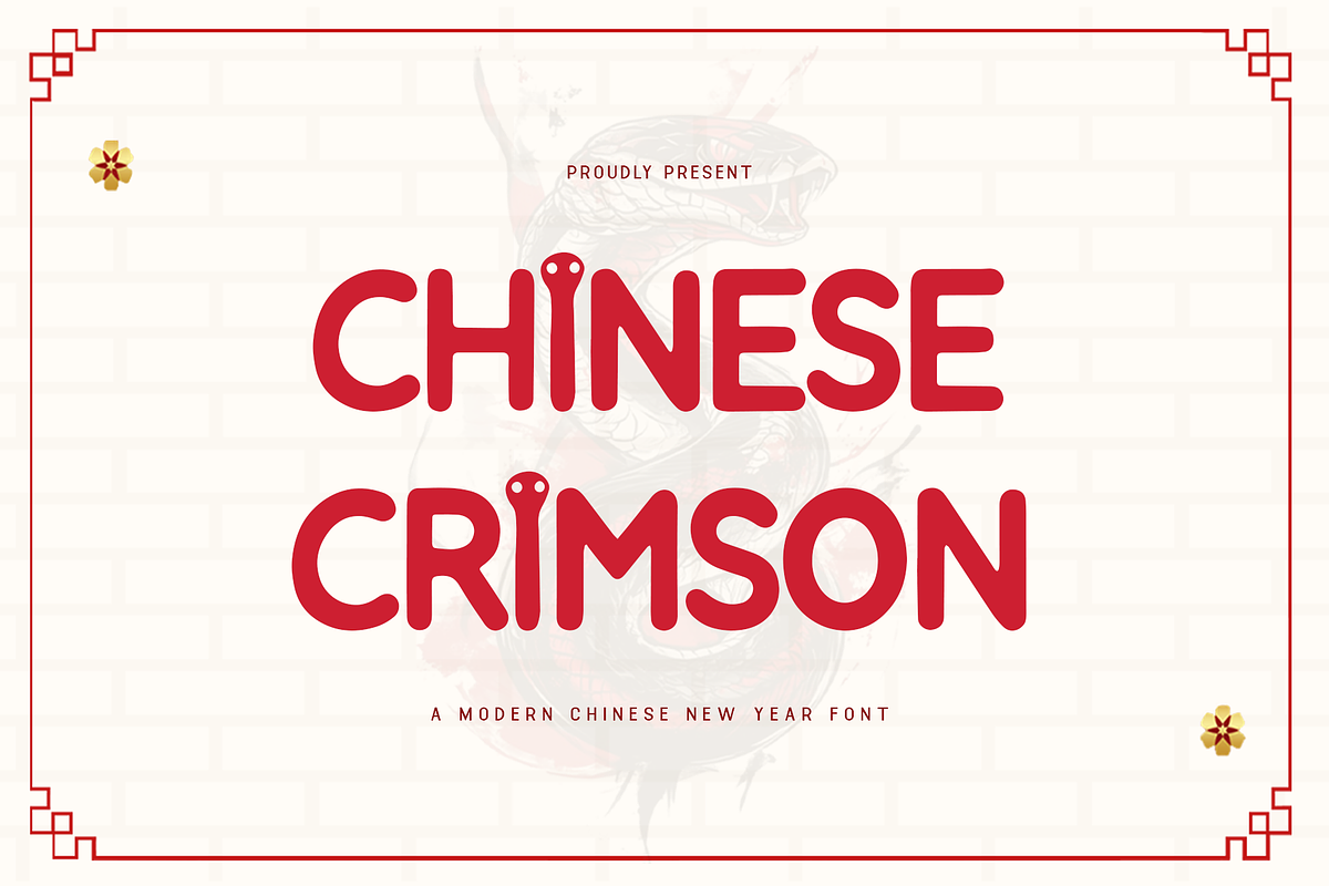 Chinese Crimson-Modern Chinese Font, a Sans Serif Font by overlaytemplates (Photo 1 of 5)
