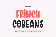 Frinch Cobean, a Font by Essentials Studio (Thumbnail 1 of 9)