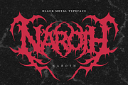 Naroth - Black Metal Font, a Symbol Font by Masyafi Studio (Thumbnail 1 of 9)