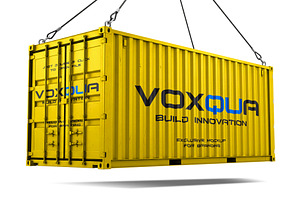 Shipping Container Mockup Template, a Cups & Container Mockup by graphypix