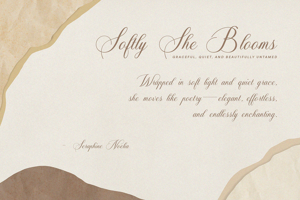 Soralize - A Modern Calligraphy Font, a Script Font by Almeera Std (Photo 5 of 10)