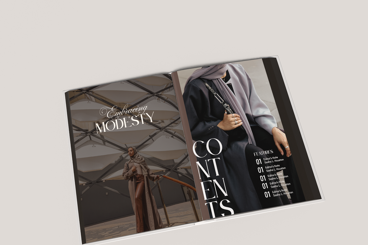 Fashion Magazine Layout Template preview 2