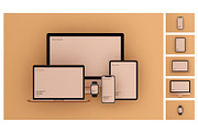 360 device mockup bundle iphone, a Device Mockup by FoundImages (Thumbnail 32 of 84)