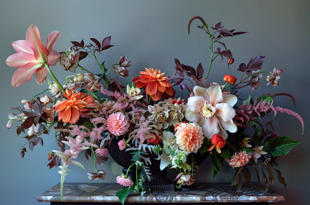 A stunning arrangement of flowers di, a Photo by Iftikhar Alam