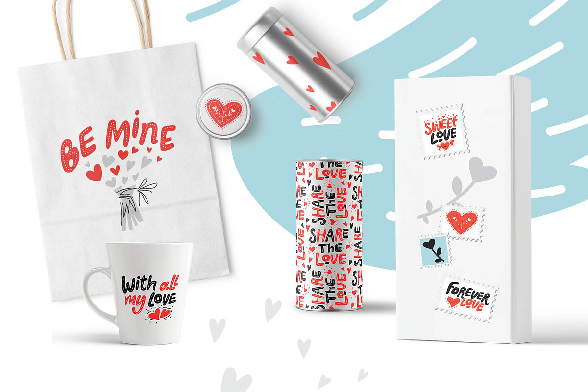 Love mail. Graphic set, an Illustration by Maru_art (Photo 6 of 10)