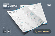 Clean Resume/Cv Template Volume 7, a Resume Template by TheResumeCreator (Thumbnail 2 of 6)