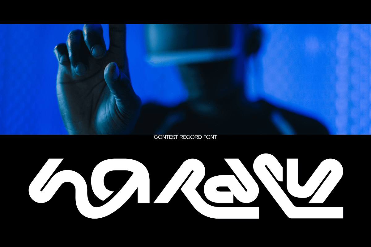 Contest Record - Futuristic Font, a Sans Serif Font by 177Studio (Photo 4 of 8)