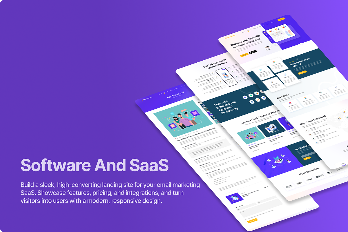 CollabFlow - Collaboration Figma UI, an UI Kit Template by TNCFlow (Photo 5 of 5)