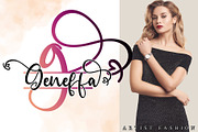 Angelinn Monogram, a Script Font by Letterara (Thumbnail 4 of 12)
