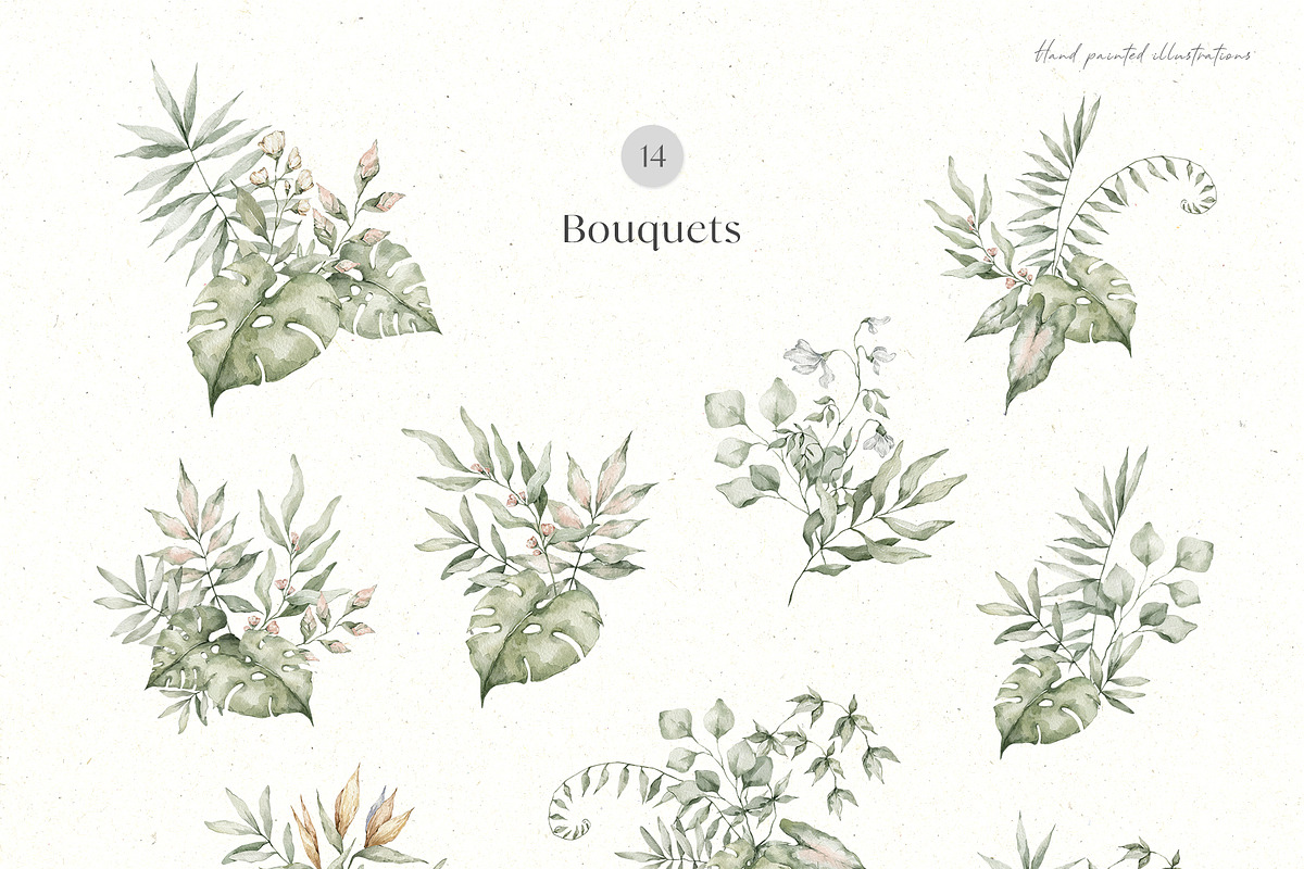 Tropical Jungle Watercolor Animals, an Animal Illustration by Kreker Kate (Photo 13 of 14)