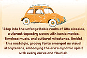 80s era groovy - Handwritting, a Handwritten Font by Charmingbear59.design (Thumbnail 3 of 5)