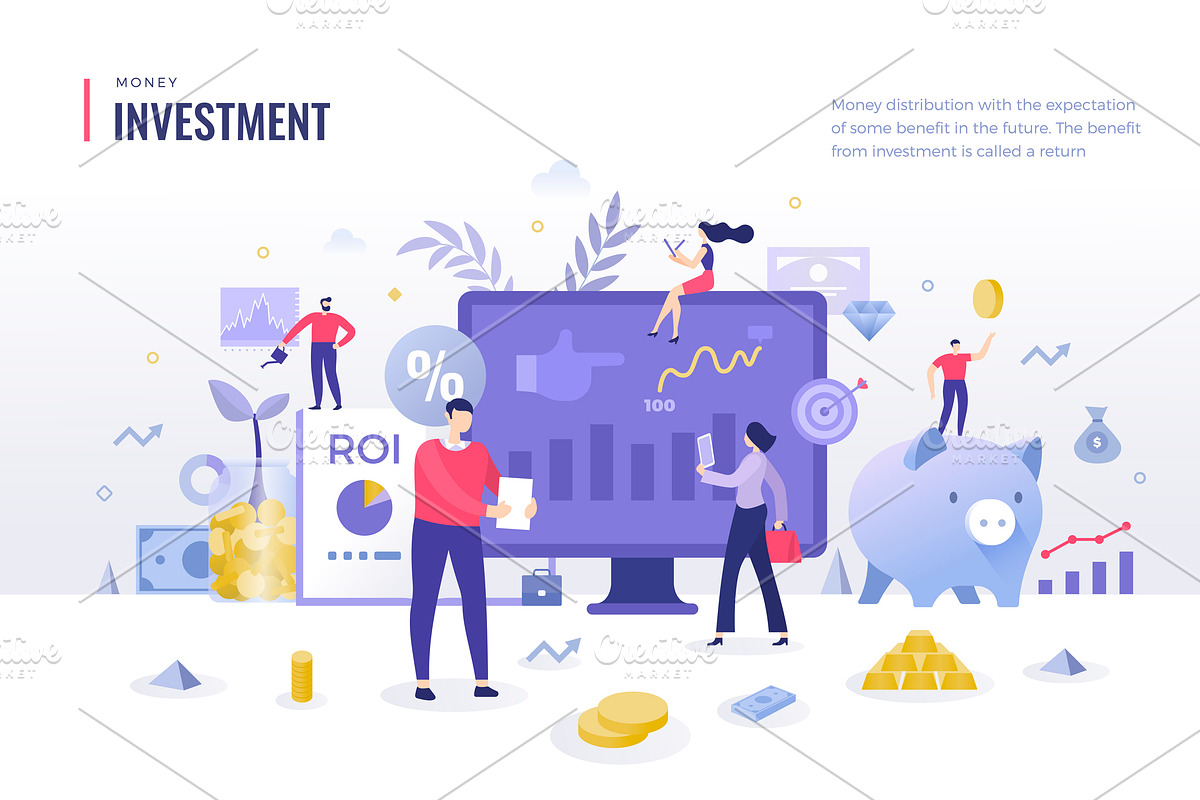 4 Money & Finance Concepts, a Finance Illustration by Rassko (Photo 3 of 5)
