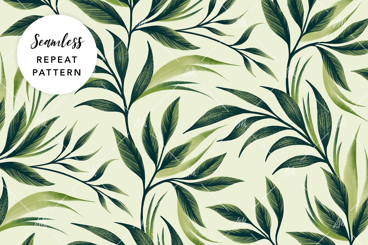 Greenery Foliage & layouts, an Invitation Template by Andrea Muller (Photo 4 of 7)