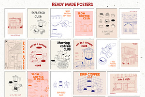 Slow Coffee Club Posters