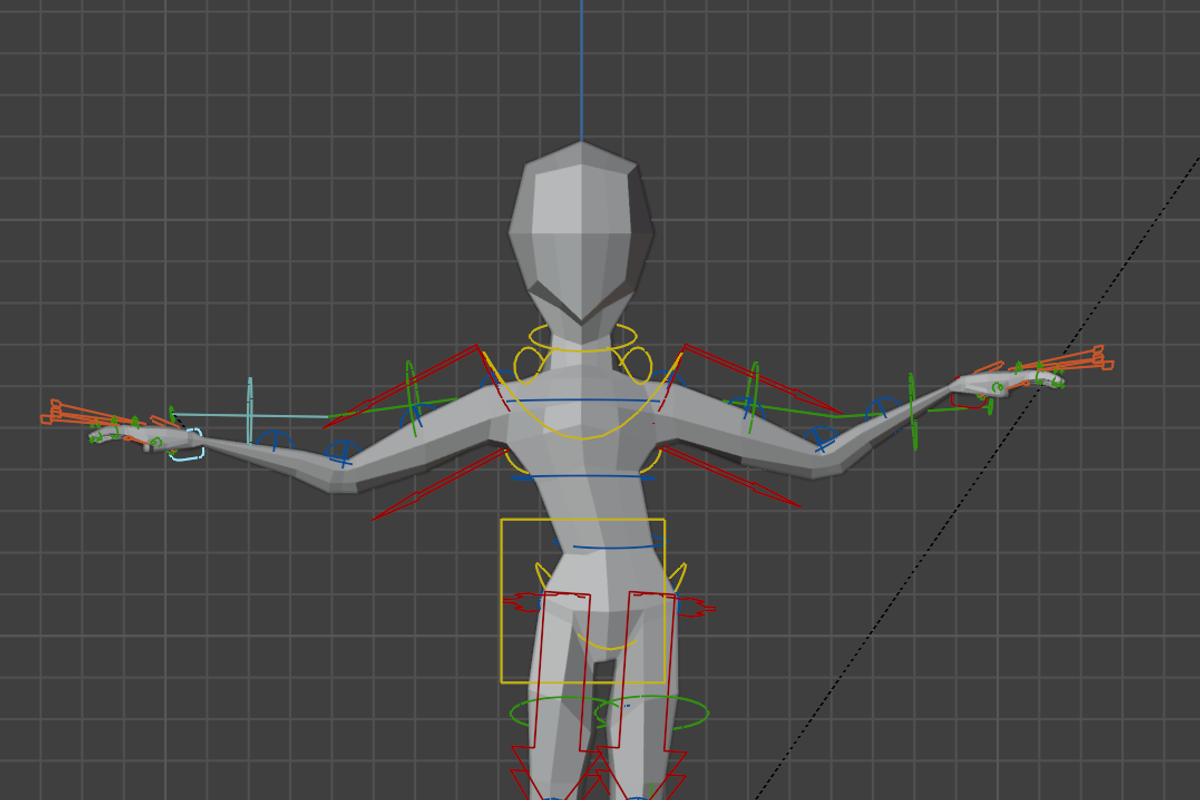 Obsidian 3D Humanoid, a Characters & Person 3D Model by MoniGarr (Photo 5 of 6)