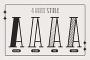 Fox Gravity 4 Font Style, a Slab Serif Font by Fox7 By Rattana (Thumbnail 2 of 12)