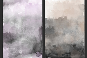 Pastel Ombre Watercolor Backgrounds