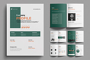 Creative Company Profile Layout, a Brochure Template by MightyDesign (Thumbnail 1 of 6)