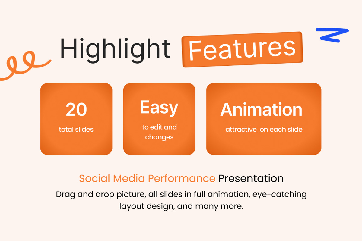 Social Media Performance, a Presentation Template by Loin Studio (Photo 2 of 4)
