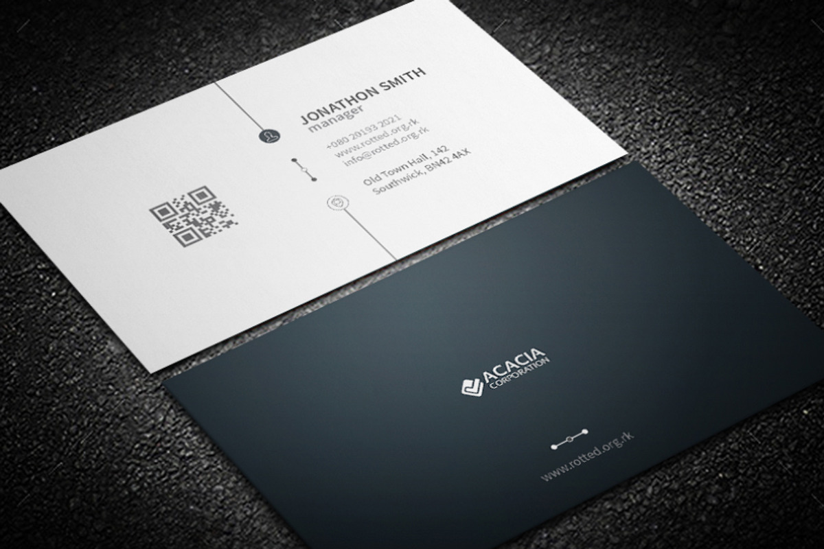 Clean Business Card, a Business Card Template by DesignGhar (Photo 2 of 3)