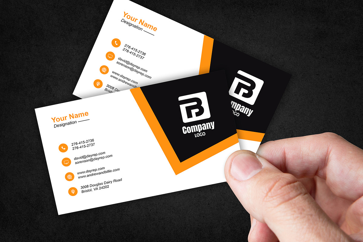 Corporate Agency Busines Card Template preview 4