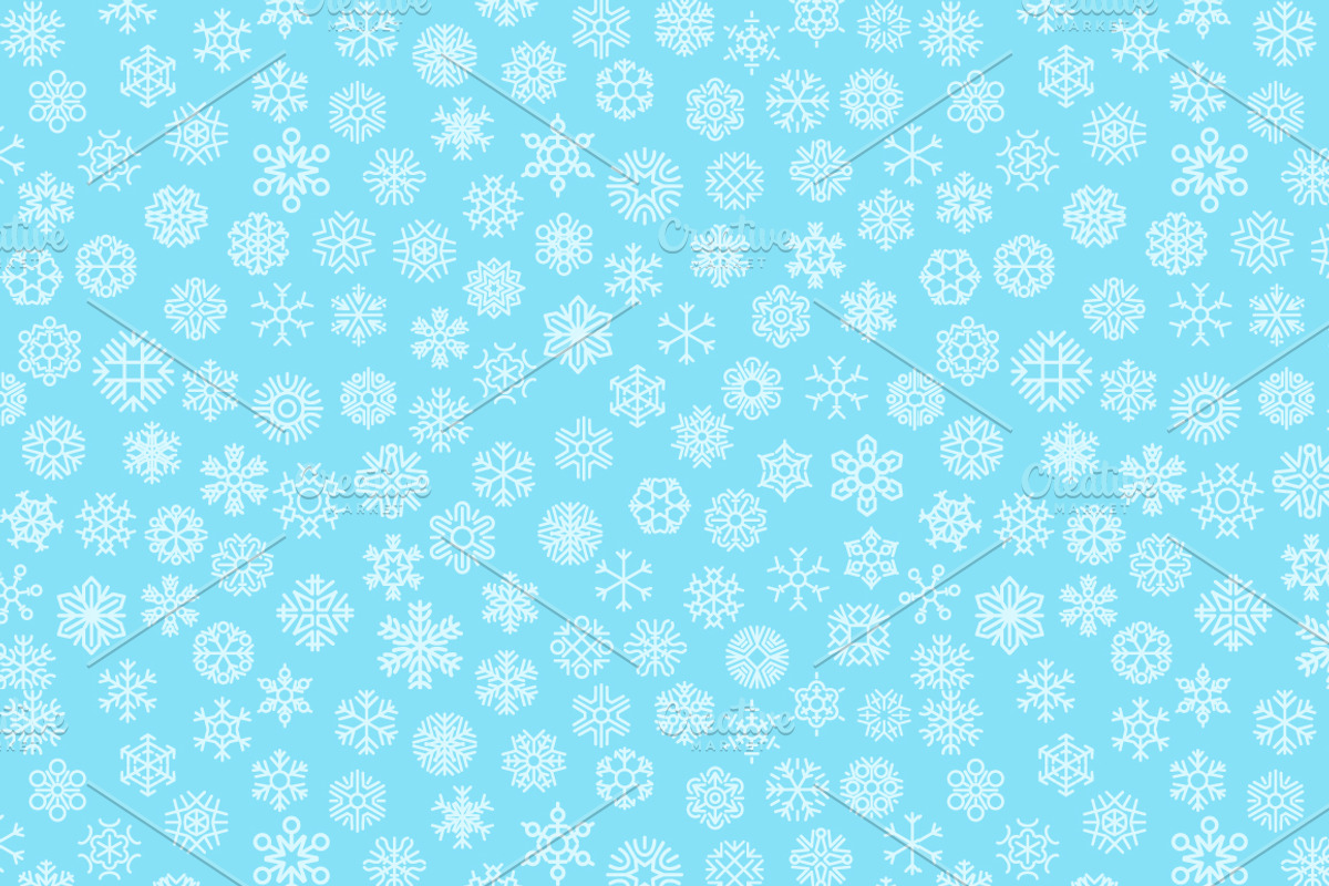Christmas and Snowflakes Patterns preview 2