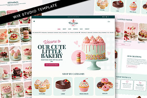 Wix Studio Bakery, a Wix Template by Template Twist Shop