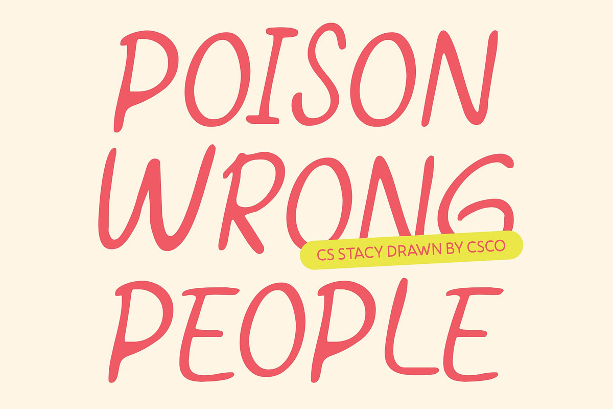 CS Stacy Drawn, a Handwritten Font by Craft Supply Co. (Photo 7 of 8)