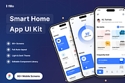 Filllo - Smart Home App UI Kit, an UI Kit Template by floxui (Thumbnail 1 of 7)