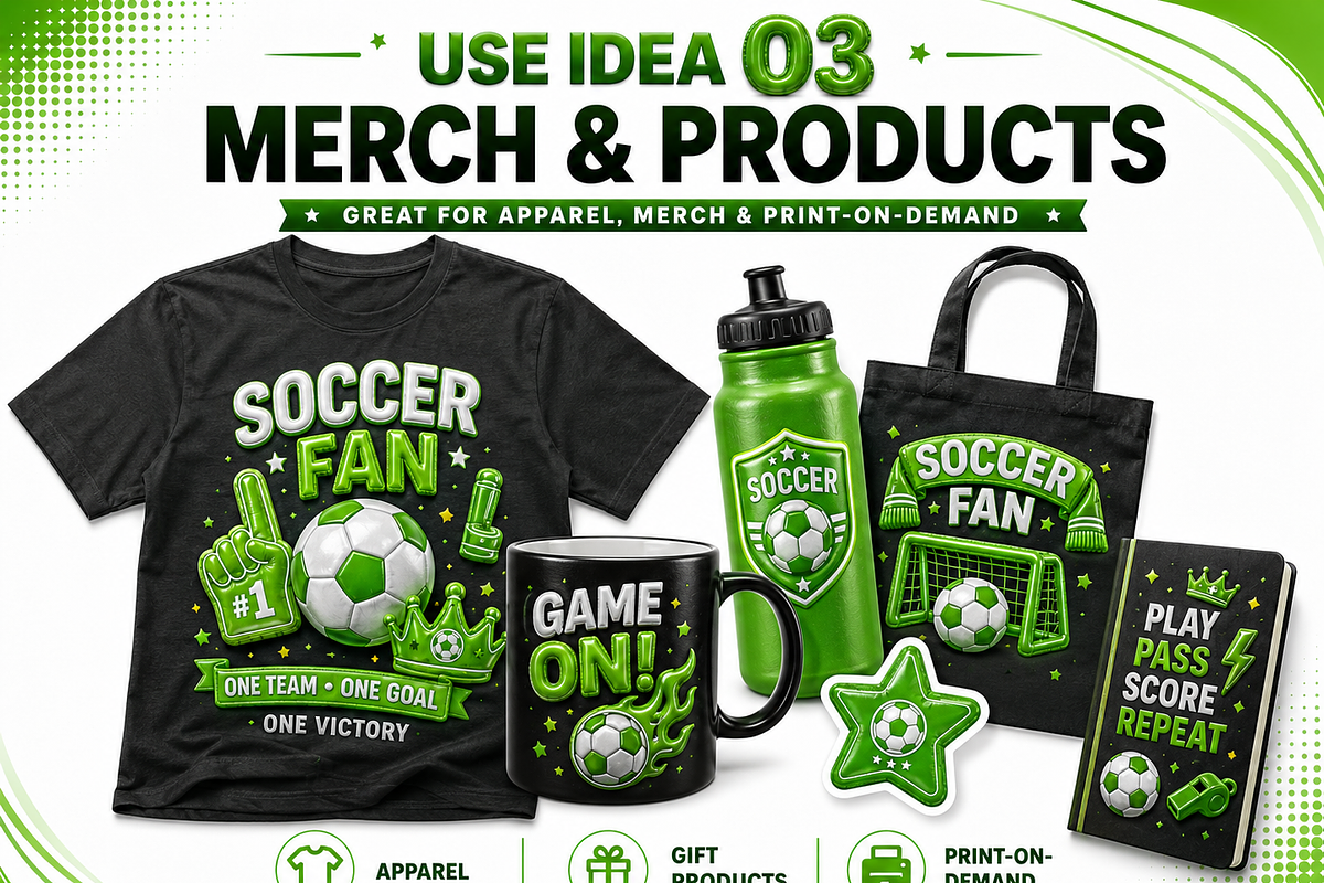 30 Inflatable Soccer Elements, an Object Graphic by ink drop (Photo 6 of 7)