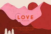 Landscape Shapes & Compositions, a Texture Illustration by All This Concept (Thumbnail 1 of 14)