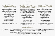 Delirium - Hand-Drawn Messy Font, a Handwritten Font by AndrewPixelType (Thumbnail 3 of 8)