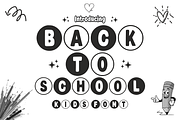 Back To School - Display Font, a Font by KiddoGlyphs Studio (Thumbnail 1 of 5)