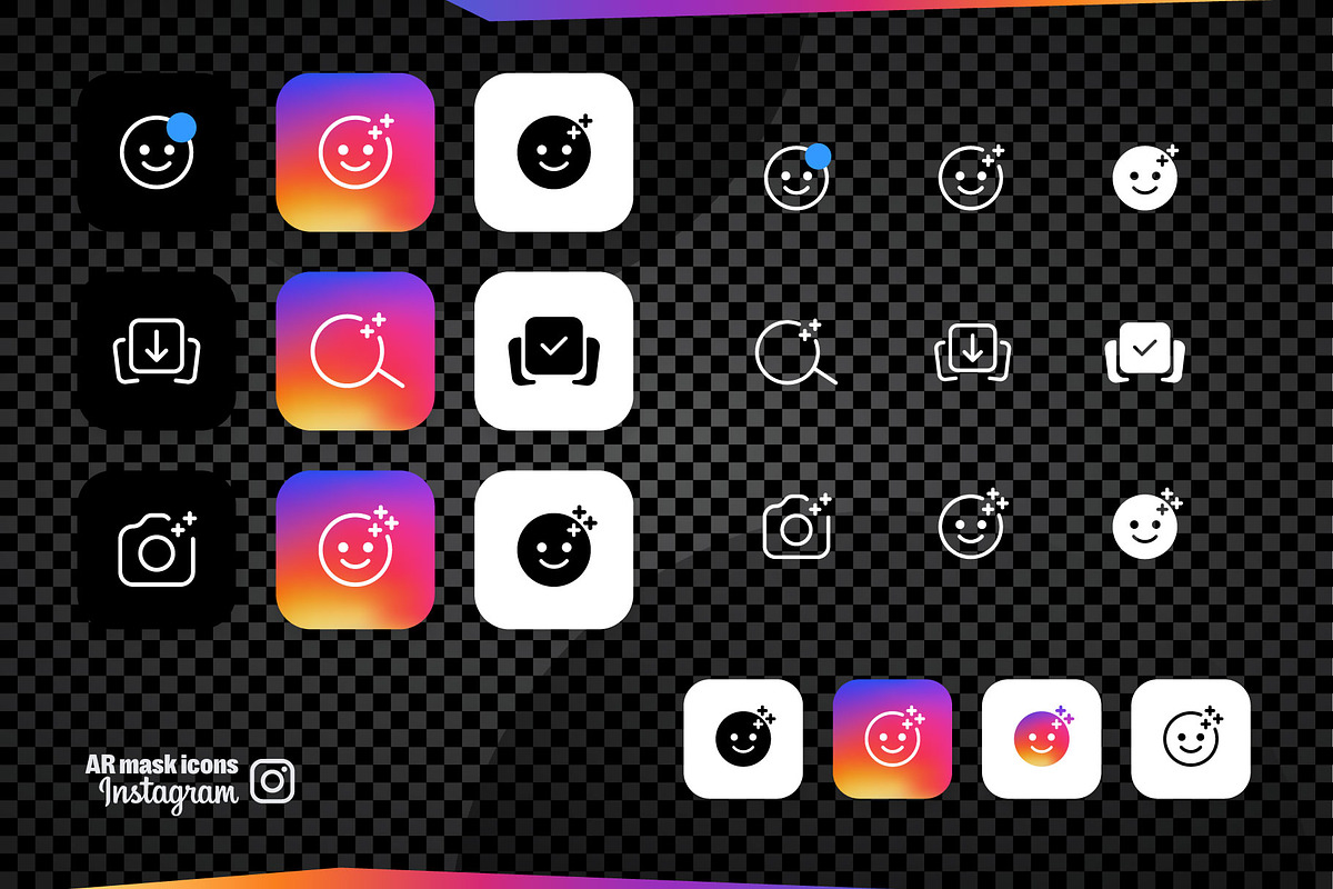Instagram AR Mask Screens, a Social Media Template by karnofff (Photo 5 of 5)