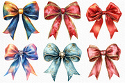 Christmas Bow Coquette clipart, an Illustration by Craft Nest (Thumbnail 3 of 6)