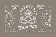 Hepives Font Family, a Script Font by Nocturnal Workspace (Thumbnail 2 of 15)