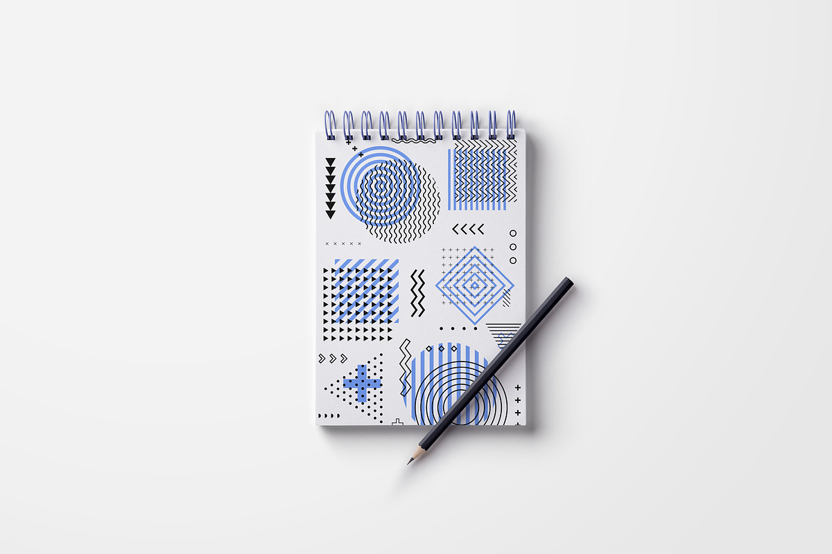 Memphis pattern geometric shapes., a Pattern Graphic by craftlove (Photo 2 of 3)