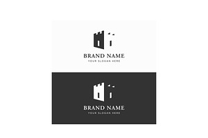 Castle logo design with a creative c, a Branding & Logo Template by LOGOCREATIVE
