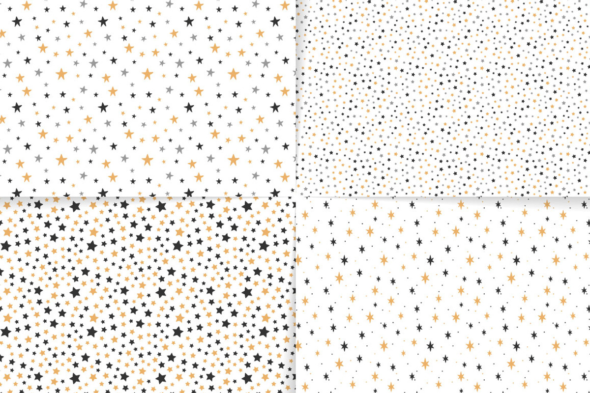Stars Seamless Patterns, a Pattern Graphic by PixMarket (Photo 6 of 8)